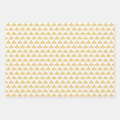 Golden Lily Flowers, Nutcracker en Ballet Dancer Inpakpapier Vel (Voorkant 2)