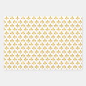 Golden Lily Flowers, Nutcracker en Ballet Dancer Inpakpapier Vel (Voorkant 2)