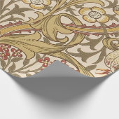 Golden Lily Pattern Versie 2 van William Morris Cadeaupapier (Hoek)