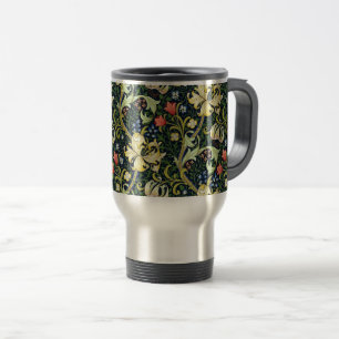 Golden Lily Vintage Floral Pattern William Morris Reisbeker