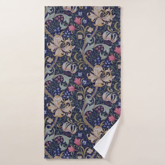Golden Lily, William Morris (Serviette de bain)