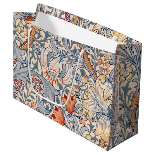 Golden Lily, William Morris Grand sac cadeau (Devant Angle)