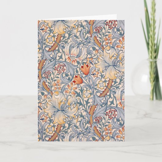 Golden Lily, William Morris Kaart (Voorkant)