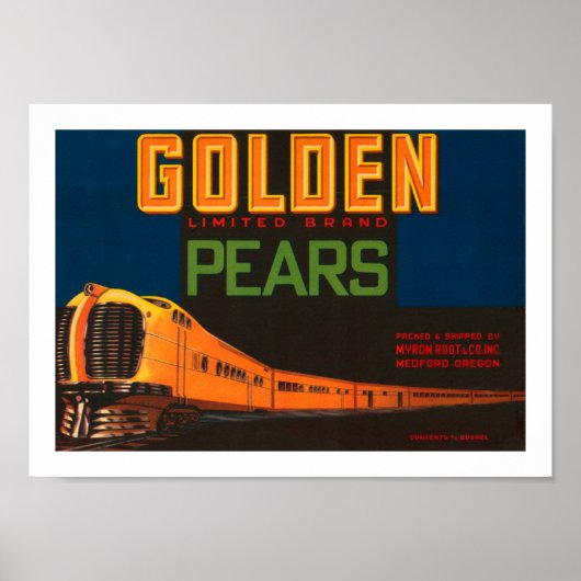 Golden Limited Brand Pears Poster (Voorkant)