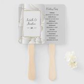 Golden Lines Handwaaier (Voorkant en achterkant)