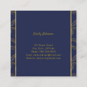 Golden Lines Style Solutions Visitekaartje (Achterkant)