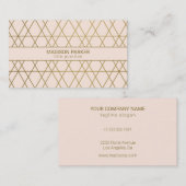 Golden Lines Visitekaartje (Voorkant / Achterkant)