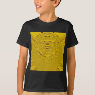 Golden Lion Head Art Print T-shirt