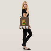 Golden Lucky Cat Tote Bag (Op model)