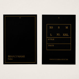 Golden Lux Modern Hang Tags