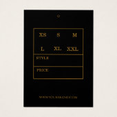 Golden Lux Modern Hang Tags (Dos)