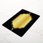 Golden Luxe Faire-part de mariage Card Gold Foil (Rotation)
