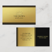 Golden Luxury Visitekaartje (Voorkant / Achterkant)