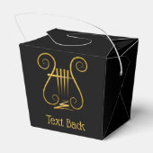 Golden Lyre Bedankdoosjes (Achterkant)