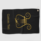 Golden Lyre Golfhanddoek (Horizontaal)