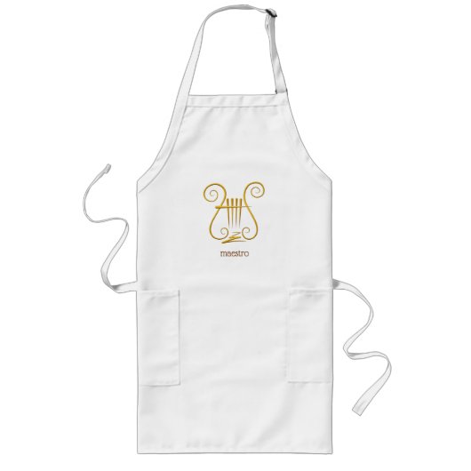 Golden Lyre Lang Schort (Voorkant)