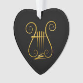 Golden Lyre Ornament (voorkant)