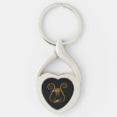 Golden Lyre Sleutelhanger (Voorkant)