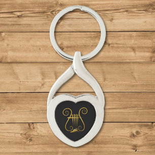 Golden Lyre Sleutelhanger