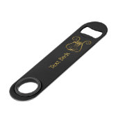 Golden Lyre Speed Flessenopener (Achterkant Gekanteld)