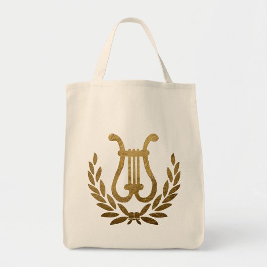 Golden Lyre tote Bag (Voorkant)
