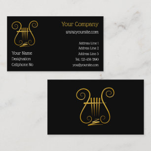 Golden Lyre Visitekaartje