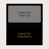 Golden Lyre Visitekaartjes (Binnenkant ongevouwen)