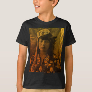 Golden Maghreb Joodse Tunesische Djerba Girl Vrouw T-shirt
