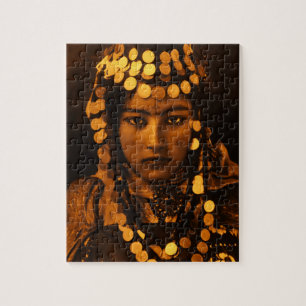 Golden Maghreb Ouled Naïl Berber Girl Vrouw Woman Legpuzzel