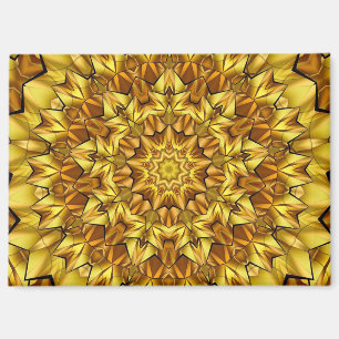 Golden Mandala Antiek Abstract Design-63495 Magneet