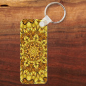 Golden Mandala Antiek Abstract Design-63495 Sleutelhanger (Achterkant)