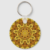 Golden Mandala Antiek Abstract Design-63495 Sleutelhanger (Achterkant)