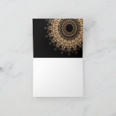 Golden mandala bedankkaart (Binnen)