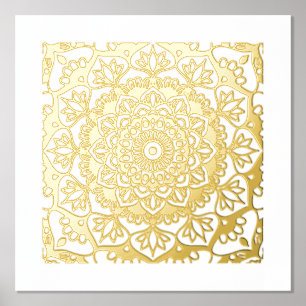 Golden Mandala Folie Afdrukken