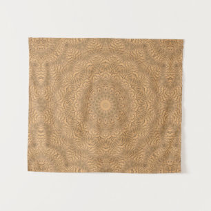 Golden mandala. Golden Sand. Wandkleed