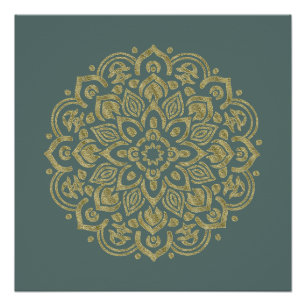 Golden Mandala - Poster Perfect Poster