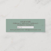 Golden Mandala - Prijs Label - Visitekaartje (Achterkant)