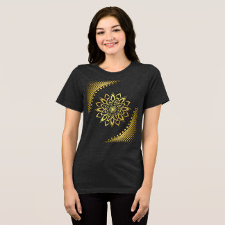 Golden Mandala T-shirt voor dames