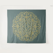 Golden Mandala - Tapisserie (Devant (Horizontal))