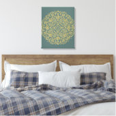 Golden Mandala - Toile Enveloppée (Insitu(Chambre))