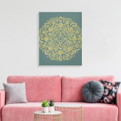 Golden Mandala - Toile Enveloppée (Insitu(Salon))