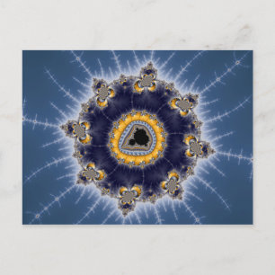 Golden Mandelbrot - Carte postale fractale
