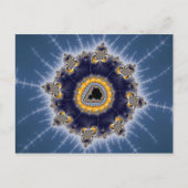 Golden Mandelbrot - Fractal Briefkaart (Voorkant)