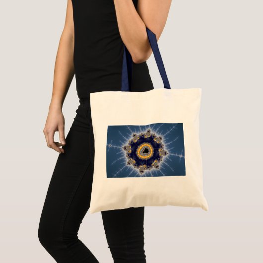 Golden Mandelbrot - Fractal Tote Bag (Voorkant (product))