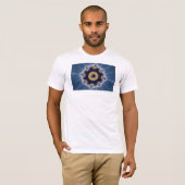 Golden Mandelbrot - T-shirt fractal (Devant entier)