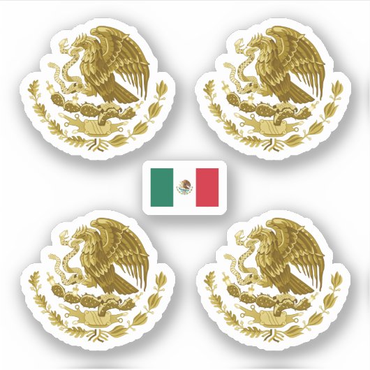 Golden manjas van Mexico Sticker (Voorkant)