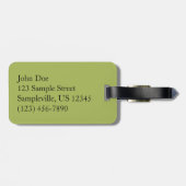 Golden-Mantled Ground Squirrel at Glacier Park Bagagelabel (Achterkant horizontaal)