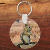 Golden Mantled Ground Squirrel Sleutelhanger (Voorkant)