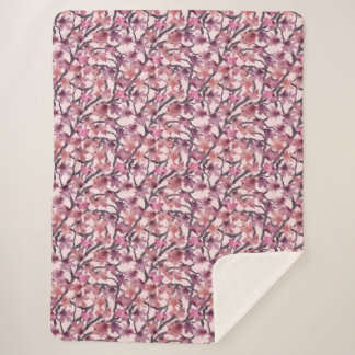 Golden Maple Tree Sherpa Blanket Deken