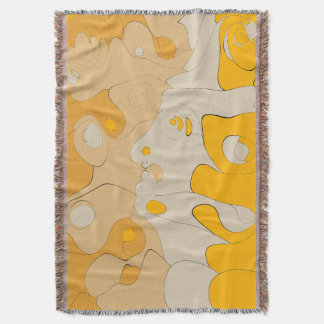 Golden Marble Abstract Design for Refined Spaces Deken
